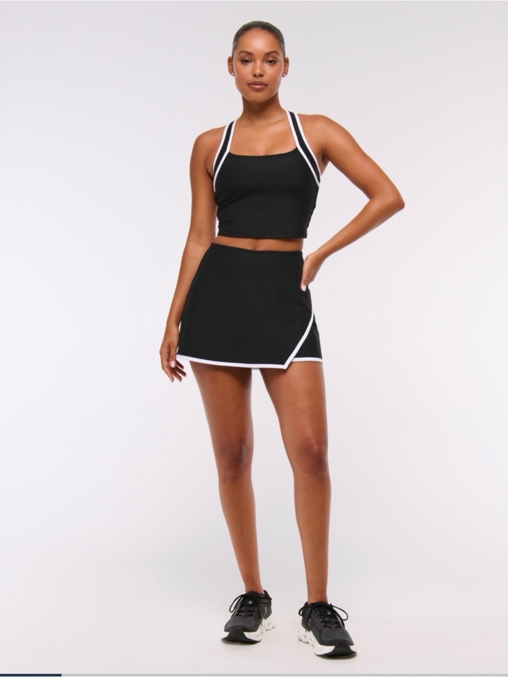 YPB sculptLUX lined wrap skirt SZ XS